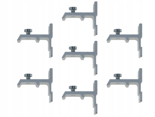 Kovania na posuvné dvere - 45 mm steny pracky pre systém Herkules Kpl 7 PCS