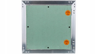 Ventilátor - Hliníkový kontrolný kryt 300x300x12,5mm KRAL10