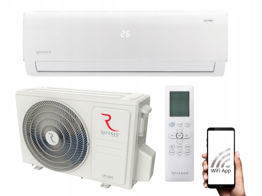 Klimatizácia ROTENSO Ukura 2,6 kW WiFi iAIR HEPA