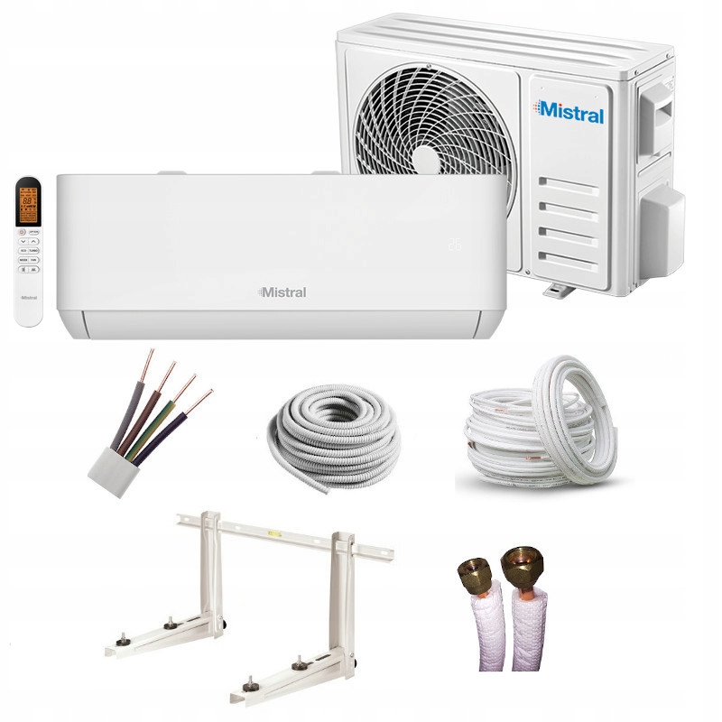 Mistral 3,5kW WiFi vykurovacia klimatizácia, set ohrievača podnosov