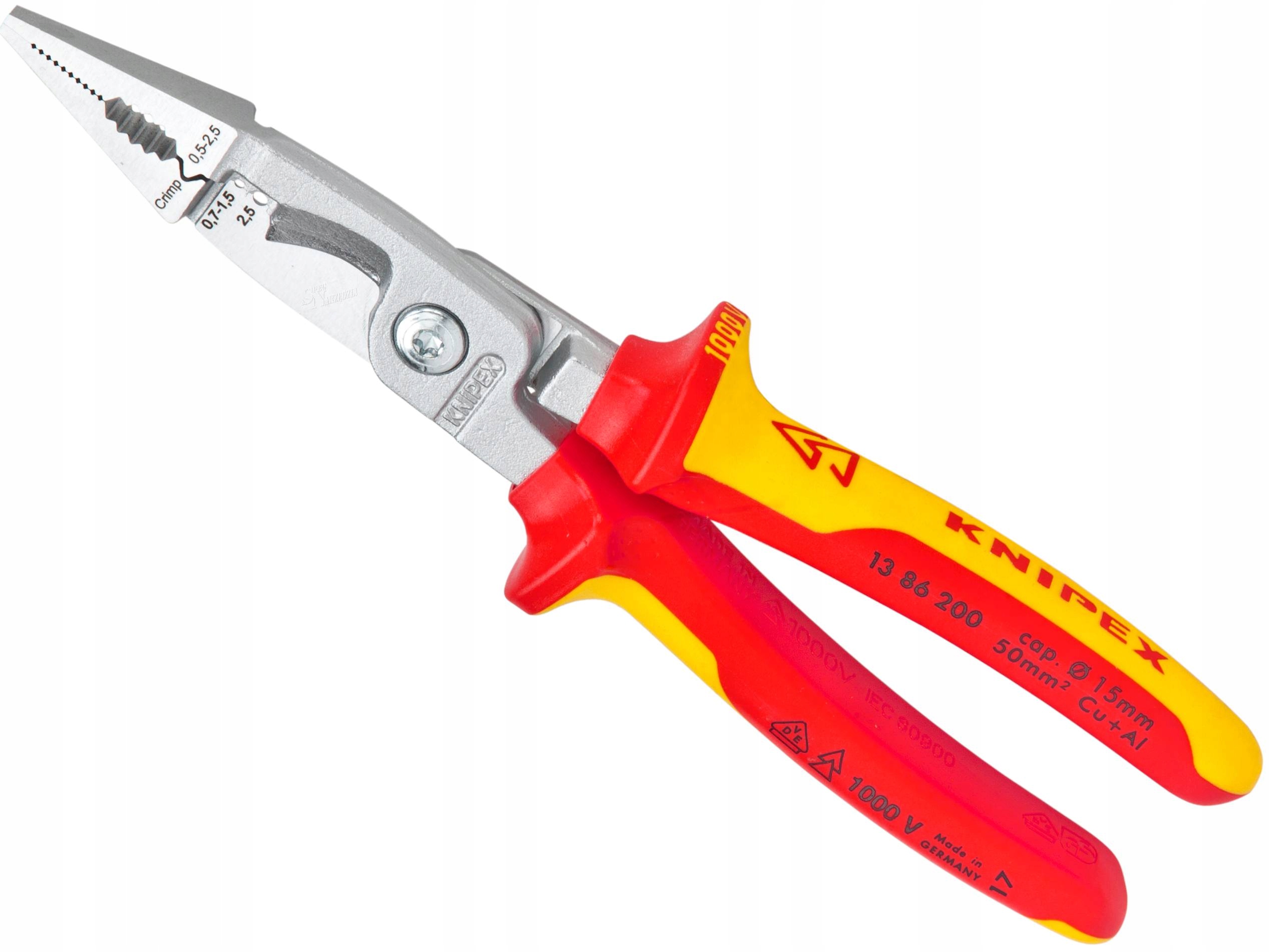 Elektrikárske kliešte Knipex 13 86 200
