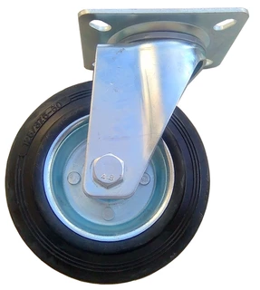 Rebrík -  Kruhy fi 125 mm krútiace koleso lacné koleso