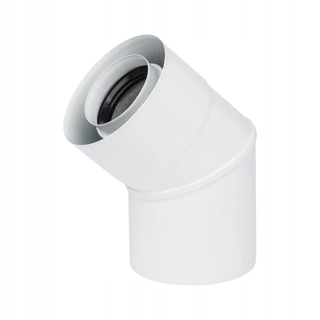 Potrubie, rozvody ku krbu - Nerezová oceľ koleno 60/100 mm SPIROFLEX
