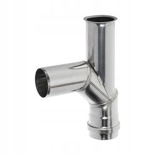Potrubie, rozvody ku krbu - Nerezová oceľ koleno 60 mm SPIROFLEX