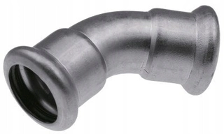 Koleno 45 stupňov KAN-therm INOX - 108 x 108