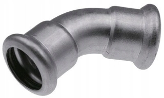 Koleno 45 ° Kan-THERM INOX - 168,3 x 168,3