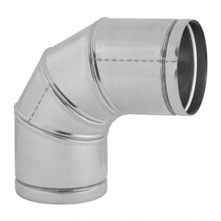 Potrubie, rozvody ku krbu - 90 ° Darco Dipper koleno 125 mm