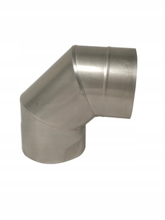 Nerezový ohyb DN 200 mm 90 ° komín