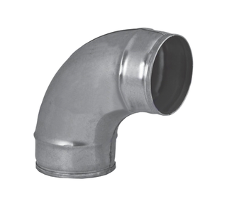 Potrubie, rozvody ku krbu - Knee Solid OCYNK 90 *, FI 200 BP-200-90