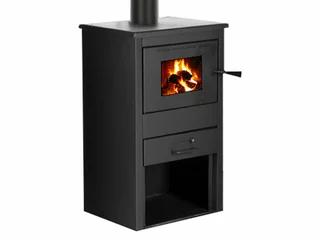 Krbové kachle - Voľne stojace krb Steel Koza Szamotylowy 10kW