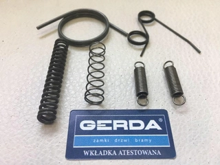 Zámok na dvere -  Jarná súprava pre zámok a rukoväte Gerda Zw 6000