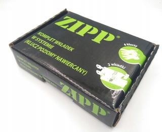 Zámok na dvere - Sada vložiek Zipp 30/45 + 30/45G Nikiel