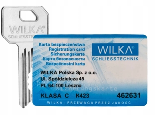 Zámok na dvere -  Počítačové schválenie vlkového kľúča K423