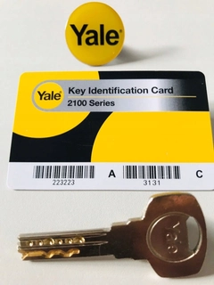 Zámok na dvere -  Počítač -tvorba Key Yale Series 2100