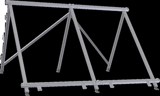 Solárny panel - KS2100-45-1R konštrukcia