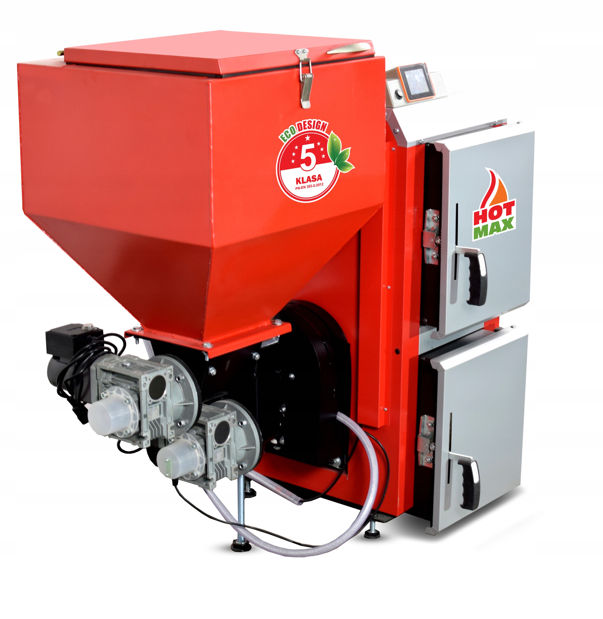 TWOJPIEC.PL dvojfunkčná oceľová pec na pelety, 10 kW