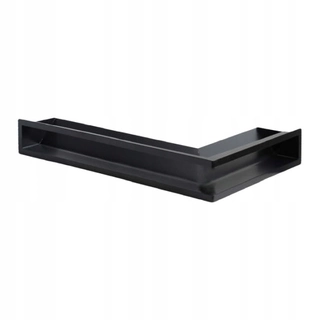 Krbová mriežka - NordFlam Aero Grille 38 x 58 x 9 cm zákon čierny