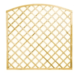 2 x Perangola - Drevená mriežka v hrubom ráme Ewa Lux 180x180cm - 2 kusy