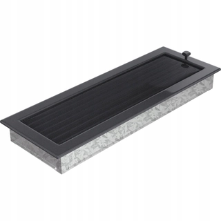 Krbová mriežka - Mriežka ohnisko 17x49 grafit s blind + zdarma