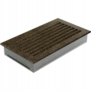 Krbová mriežka - Mriežka krb Fresh čiernej a zlatej 17x30 + zadarmo