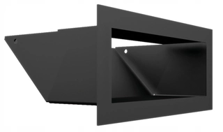 Krbová mriežka - Mriežka Krbové Luft 45S čierna 90x200 vetracia
