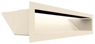 Krbová mriežka - Mriežka krb Luft 45s Cream 90x400 vetranie