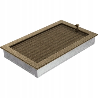 Krbová mriežka - Mriežka krb čiernej a zlatej žalúzie 22x37 + zadarmo