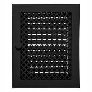Krbová mriežka - 15x30 krbová mriežka čierna nastaviteľná