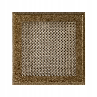 Krbová mriežka - Krbová mriežka 16x16 cm staré zlato + zadarmo