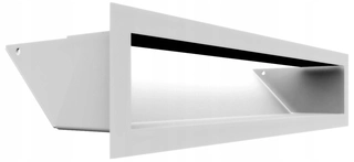 Krbová mriežka - Krbová mriežka Luft 45S biela 90x400 Ventilačná