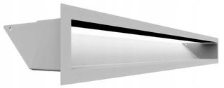 Krbová mriežka - Krbová mriežka Luft 45S white 9x80 Vetranie