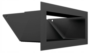 Krbová mriežka - Krbová mriežka Luft 45S čierny 9x20 ventilačný