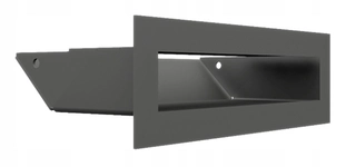 Krbová mriežka - Krbová mriežka Luft 45s Graphite 60x200 Grilly