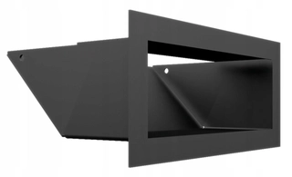 Krbová mriežka - Krbová mriežka Luft 45S grafitové 90x200 Grey