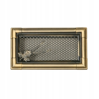 Krbová mriežka - Retro komín Grille 10x20 Gold Patina + Free