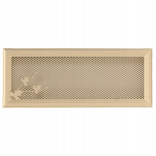 Krbová mriežka - Retro komín mriežka 16x45 slonová kosť zadarmo