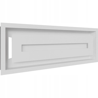 Krbová mriežka - Krbová mriežka WIND 17x49 vetranie biela