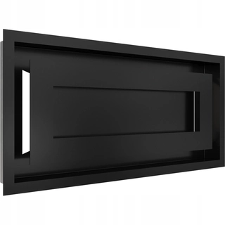 Krbová mriežka - Krbová mriežka WIND 224x45 vetranie black