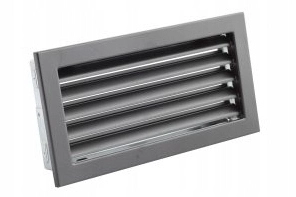 Krbová mriežka - Krbová mriežka Ventlab v 240x170 black