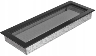 Krbová mriežka - Krbová mriežka čierny 17x49 vetranie krb