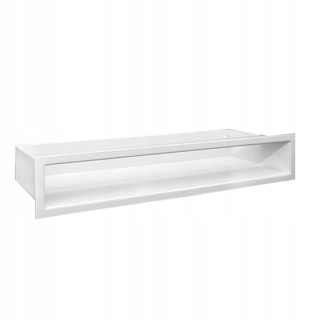 Krbová mriežka - Krbová mriežka Luft biely 60 cm x 7,2 cm