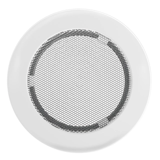 Krbová mriežka - Krbová mriežka okrúhly biely Fi prístupové 150 ventiláciu