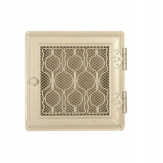 Krbová mriežka - Štýlový krb mriežka 21x21 White staroveku + ZADARMO