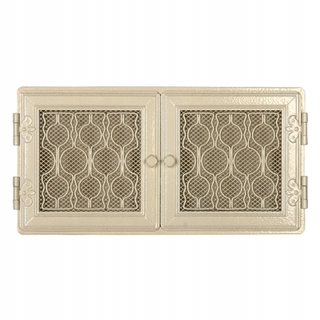 Krbová mriežka - Štýlový krb mriežka 21x43 White starožitných + ZADARMO