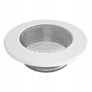 Krbová mriežka - Krbová mriežka Round white 125