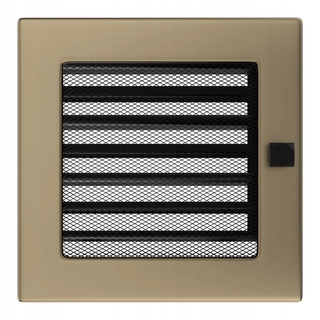 Krbová mriežka - Krbový mriežka Gold Galvanic Shutter 17x17