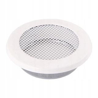 Krbová mriežka - Round mriežka Parkanex 100 mm biela