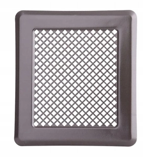 Krbová mriežka - Grid kovový kryt pre K2 komína čierne 165x140