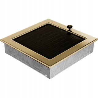Krbová mriežka - Pozlátený chladiča s blind 22x22 + zadarmo