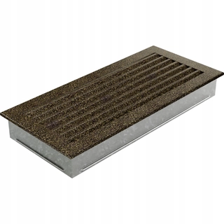 Krbová mriežka - Mriežka ventilácie Fresh čiernej a zlatej 17x37 + ZADARMO